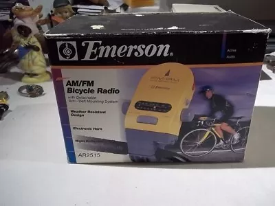 Vintage Emeson Am/fm Bicycle Radio Ar2515 New In Box Works Rare • $84.95