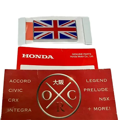 New OEM 02-05 EP3 Honda Civic Type R Union Jack Rear Emblem UK Flag Badge Si FK8 • $44.99