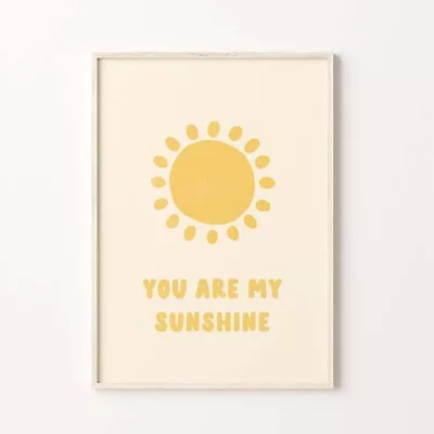 You Are My Sunshine Boho Sun Poster Choose Your Size • £10.56