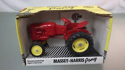 Vtg JLE Scale Models USA 1947 Massey-Harris Pony 1/16 Model Farm Tractor In BOX • $34