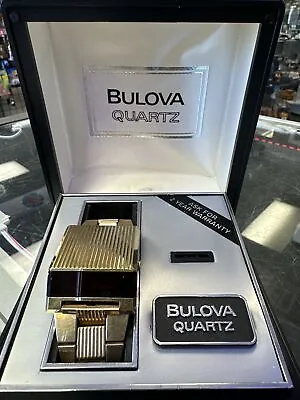 Bulova LED Computron 1970’s Quartz Mens Vintage Watch With Box Works! READ! • $249