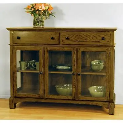 Laurelhurst 54  Server Rustic Oak Finish • $1600