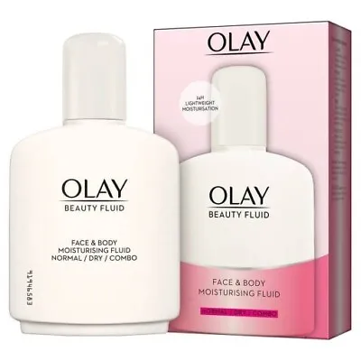 Olay Beauty Fluid Face And Body Moisturiser With Glycerin 200 Ml (Pack Of 1) • £8.20