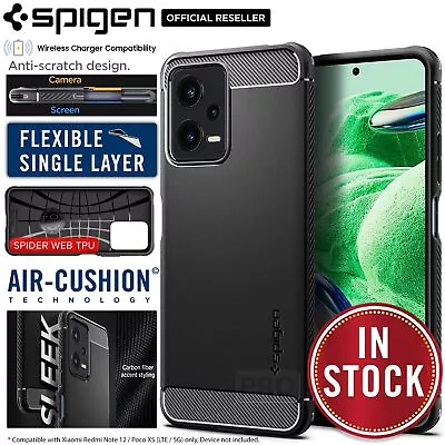 For Xiaomi Redmi Note 12/ Pro Plus/ Poco X5 Case SPIGEN Rugged Armor Soft Cover • $19.99