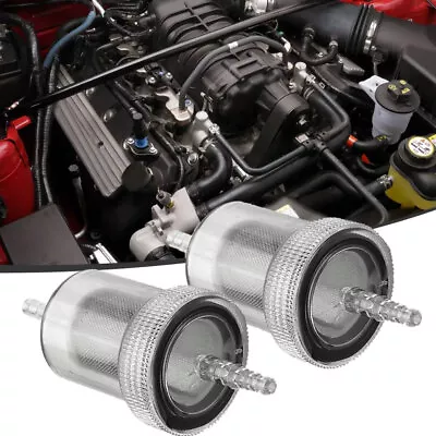 $10.97 • Buy 2Pcs 4mm In Line Fuel Filter Accessories For Webasto Eberspacher Diesel Heater