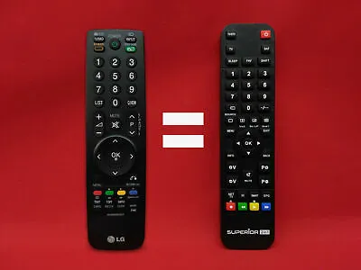 REPLACEABLE Remote Control For LG TV // TV Model: 32LH3000 • £28.57