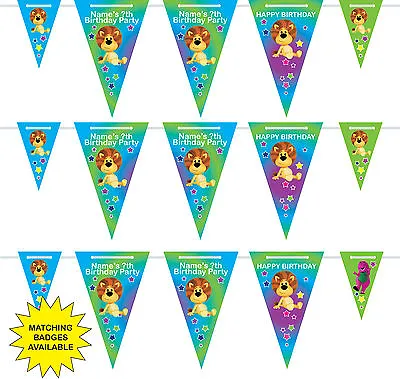 Personalised Raa Raa The Noisy Lion Birthday Bunting 3m-15 Pendants Name/age • £9.43