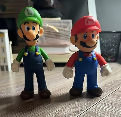 Mario And Luigi Party Set PVC 5 Inches Each Super Mario Bros - Preowned • $9.99