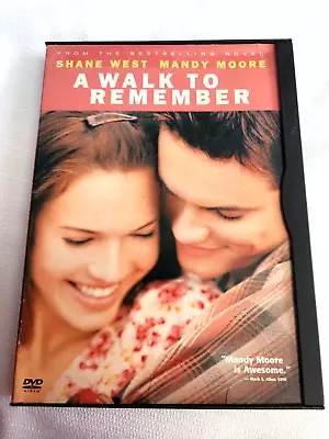 A Walk To Remember (DVD 2002) LIKE NEW (Shane West / Mandy Moore) • $3.57