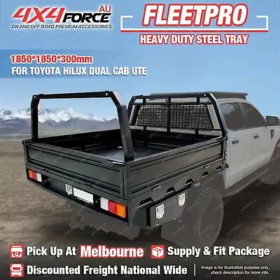 Heavy Duty Steel Tray 1850x1850x300mm For Toyota Hilux Dual Cab Ute MEL Stock • $3500