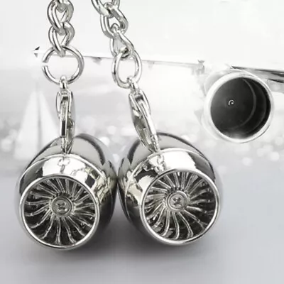 New Design Metal Plane Engine Keychains Mini Jet Engine Keyrings G.jo • $2.62