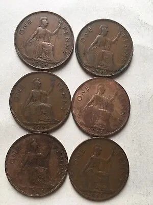 £2.29 • Buy Pre Decimal King George Vi Old 6 Pennies 1944/ 45/ 46 /47 /48 / 49 Nice Date Run