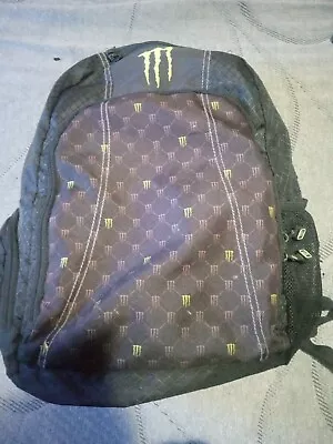 MONSTER Energy Drink Promo Backpack Used In Great Condition • $10.45