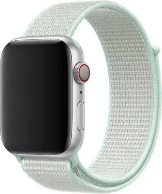 $123.72 • Buy Genuine Apple Nike Nylon Sport Loop Watch Band Strap - Teal Tint - 42mm / 44mm