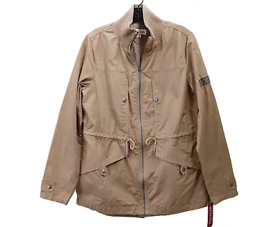 Merona Khaki Patch Detail Utility Cargo Zip Jacket Size M • $26.10