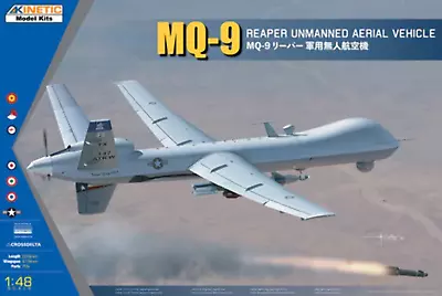 Kinetic 1/48 US MQ-9 Reaper Unmanned Aerial Vehicle K48067 • $31.99