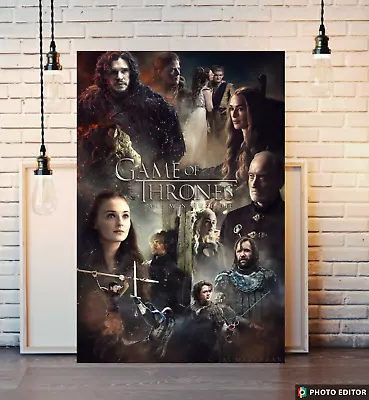 Game Of Thrones Canvas Print Poster Artwork • £7