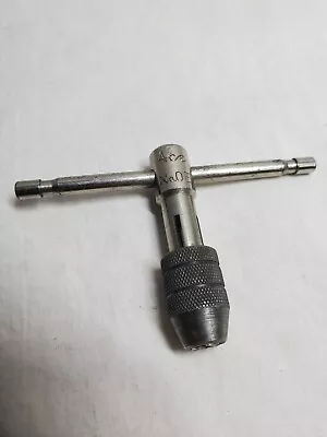 Vintage Ace No 0E Sliding T Handle Tap Wrench USA 0 E Machinist Knurled • $9.97