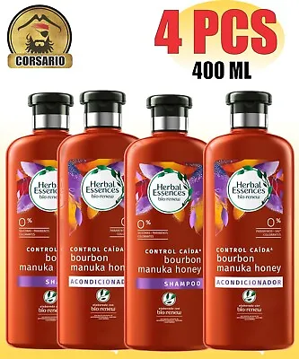 Manuka Honey Herbal Essenses Shampoo And Conditioner 400 Ml- X 4 Units • $79.89