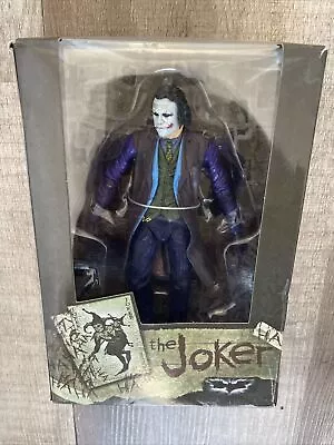 The Dark Knight Heath Ledger Joker 7  Action Figure DC Comics NECA Reel Toys NEW • £30