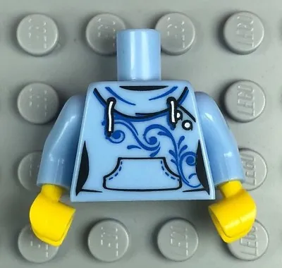£1.97 • Buy LEGO Female Minifigure Torso Hoodie Kangaroo Pocket Bright Light Blue (x1)