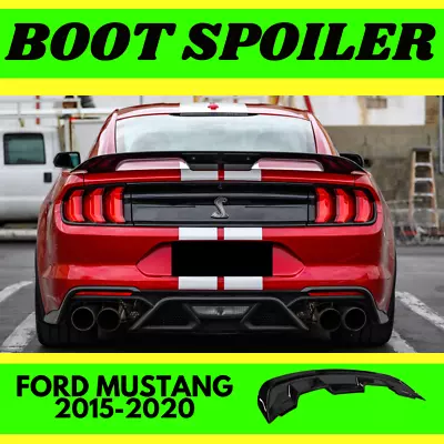 Gloss Black Trunk Boot Lip Spoiler Wing For Ford Mustang GT500 GT350 2015-2020 • $199