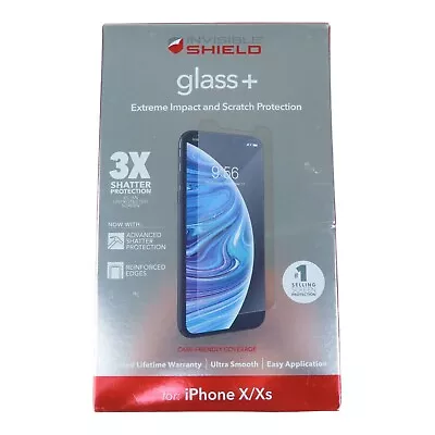 ZAGG Invisible Shield Extreme Impact & Scratch Protection For IPhone X/Xs New • $8.99