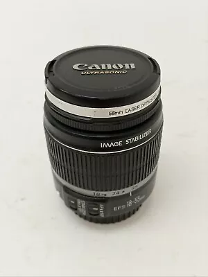 Canon Zoom Lens EF-S 18-55mm 1:3.5-5.6 IS Camera Lens Photography • £17.99