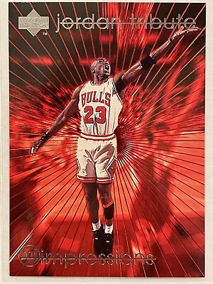 1997 Upper Deck Michael Jordan Tribute Impressions #MJ54 Chicago Bulls HOF GOAT • $5.99