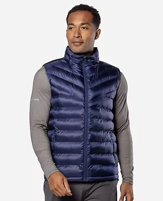 Nathan Men’s BFF Dark Blue Peacoat Windproof Waterproof Puffer Vest Size XS ECO • $38