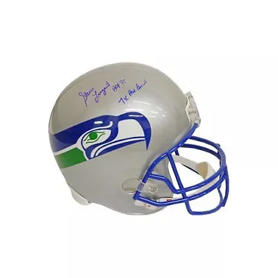 Steve Largent Signed Seahawks Full Size Rep Helmet HOF 95/7 X Pro Bowl- Schwartz • $209.95