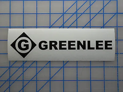 $10.99 • Buy Greenlee Decal Sticker 15  18  23  Bender Punch Multimeter 555 767 Hole Saw