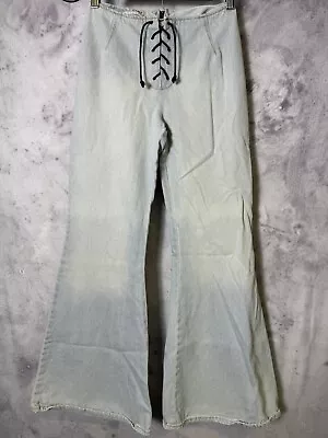 Vintage Paris Blues Jeans Womens 7 Light Wash Bell Bottoms Flared USA • $27.99