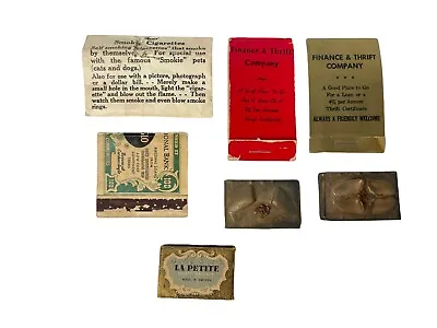 VTG Lot Of Various Advertising Matchbooks/boxes + Smokie Play Cigarettes (H) • $0.99