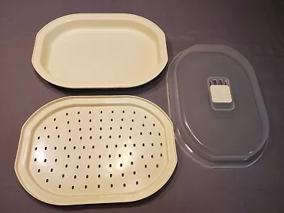 Miracle Ware By Progressive Fish & Vegetable Microwave Steamer U.S.A. • $8