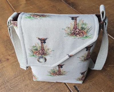 £34 • Buy Giraffe Crossbody Bag - Giraffe Gift - Shoulder Bag - African Animals - Vegan