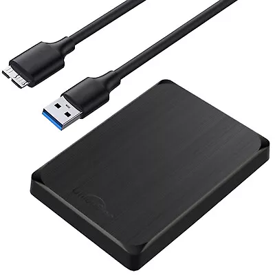 1TB USB3.0 2.5  Portable External Hard Drive Storage HDD PC PS4/Xbox TVs - Black • £26.99
