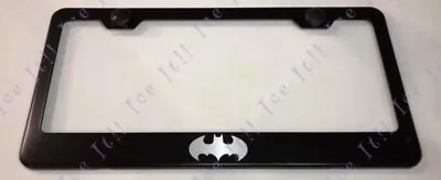 Batman Superhero Stainless Steel License Plate Frame Rust Free W/ Bolt Caps • $13.50