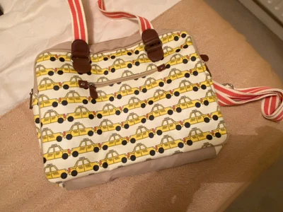 £30 • Buy Brand New Pink Lining Yummy Mummy Laptop Bag In Yellow Cabs Design