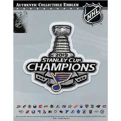 $15.99 • Buy 2019 NHL Stanley Cup Final Champions St Louis Blues Commemorative Jersey Patch