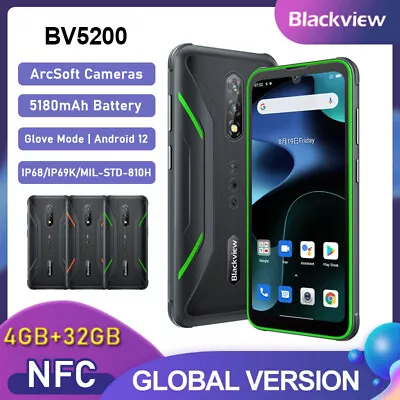 Global Version Blackview BV5200 4G IP68 Phone ArcSoft Camera 4GB 32GB 5180mAh  • £135.96