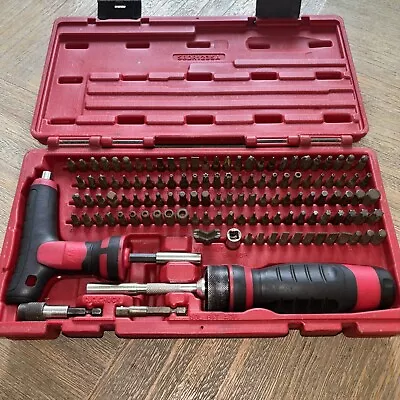 Mac Tools 120 PC. 1/4  Hex Drive Mac-Grip Ratcheting Bit Driver Set SBDR123SA • $76