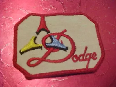 Dodge Car Patch Used  3 1/2 X 2 1/2 Inch • $4.25