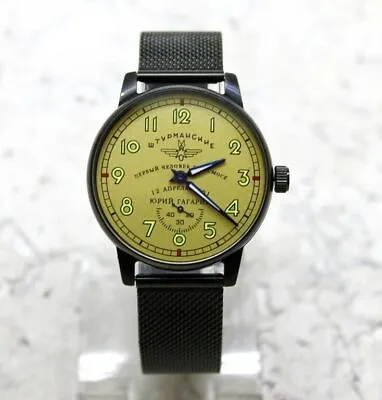 POBEDA Shturmanskie Gagarin USSR Russian Wristwatch 1956 Watch Serviced 5895 • £124.51