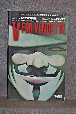 V For Vendetta TPB Trade Paperback Alan Moore DC Vertigo Comics 2005 • $14.99