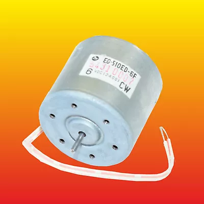 Mabuchi Eg-510ed-6f Dc Motor 6v 2400rpm Cw Siemens Club 723 Marantz Cd320 Cd330 • $27.90