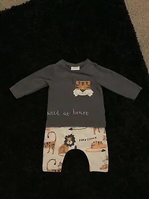 Next Baby Boys Upto 1 Month Tiger Top Leggings Outfit Bundle Combine Post • £3.99