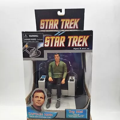 Diamond Toys Star Trek Captain Kirk Figure 2008 Light-Up Control Panel Voice NIB • $75