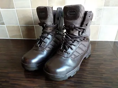 Size 6 Medium Bates Patrol Boots Brown Army Military 6M Walking Hiking • £30