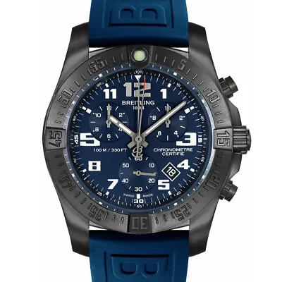 Breitling Blue Chronospace Evo Night Mission Watch V7333010/C939 43mm Titanium • $3300